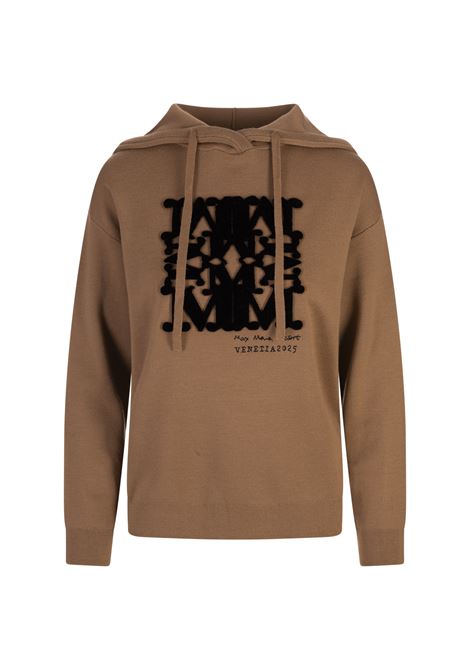 Felpa Con Cappuccio Sfinge Cammello MAX MARA | 2511361071600023